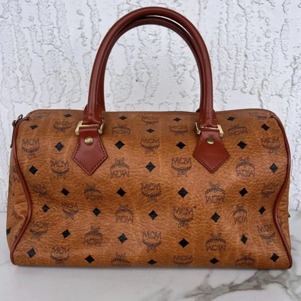 MCM Viestos Boston bag